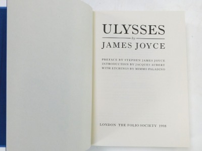 Joyce (James). Ulysses, one volume in slip case published by The Folio Society - 4