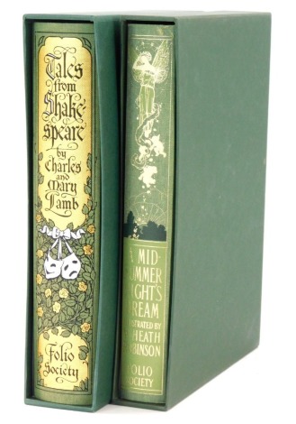 Lamb (Charles & Mary). Tales from Shakespeare, two volumes in slip cases published by The Folio Society