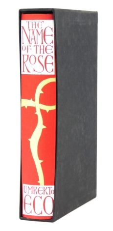 Eco (Umberto). The Name of The Rose, one volume in slip case published by The Folio Society