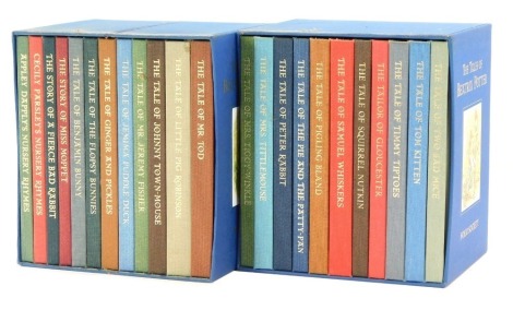 Potter (Beatrix). Peter Rabbit and Tales of Beatrix Potter, various volume in two slip cases published by The Folio Society