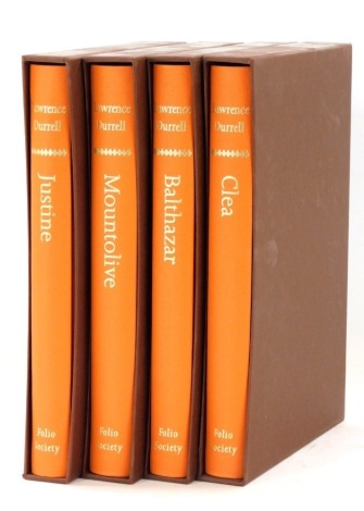 Durrell (Lawrence). Clea, Balthazar, four volumes in slip case published by The Folio Society. (4)
