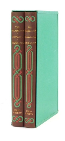 Boccaccio. The Decameron, two volumes in one slip case.