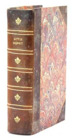 Dickens (Charles). Little Dorrit, Bradbury & Evans Publishing 1857, hand written in pencil, first edition first issue, gilt stencilled boards.