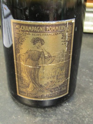 A Champagne Pommery 75cl bottle, 32cm high. - 4