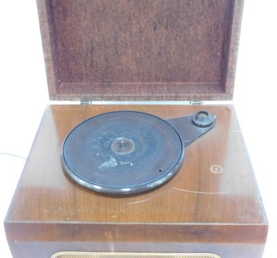 A Pye vintage radio, in walnut case. WARNING! This lot contains untested or unsafe electrical items. It is supplied for scrap or re-conditioning only. TRADE ONLY - 3