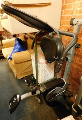 A Roger Black exercise bike.