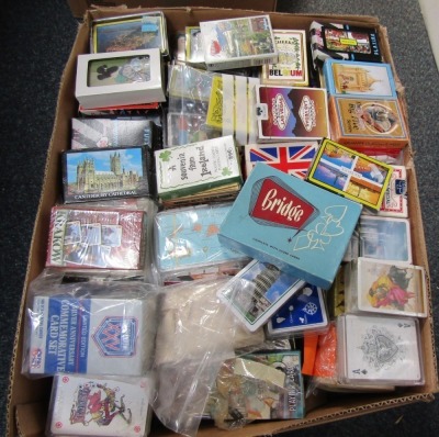 Collectable and other playing cards, Bridge cards by De La Rue, etc. (a large quantity)