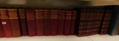 Books, to include fiction and non fiction, Rival of Sherlock Holmes, Sunday At Home, Cassel's encyclopaedia 10 volumes, various encyclopaedias, Fifty Greatest Rogues, Tyrants and Criminals, Great Detective Novels, The New Musical Educator, Encyclopaedia - 4