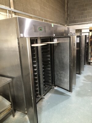 SOLD. A Foster double door refrigerator retarder. NB. VAT is payable on this lot at 20%. To be sold upon instructions from Vine's Bakery Ltd (in proposed liquidation)Viewing and Collection is by appointment from their bakery premises at 13, Lincoln Centra