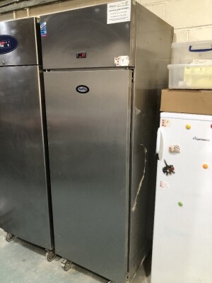 SOLD. A Foster refrigerator, 220cm high, 71cm wide, 80cm deep. NB. VAT is payable on this lot at 20%. To be sold upon instructions from Vine's Bakery Ltd (in proposed liquidation)Viewing and Collection is by appointment from their bakery premises at 13, L