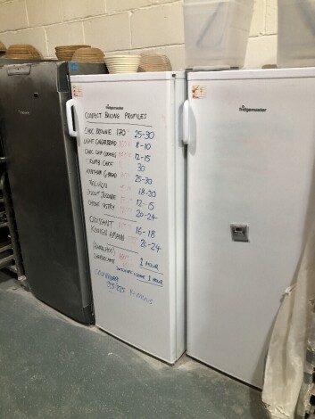 SOLD. Six various refrigerators. NB. VAT is payable on this lot at 20%. To be sold upon instructions from Vine's Bakery Ltd (in proposed liquidation)Viewing and Collection is by appointment from their bakery premises at 13, Lincoln Central Industrial Esta