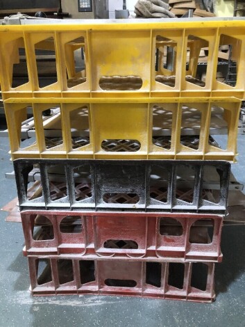 SOLD. A quantity of bread crates. (20+) NB. VAT is payable on this lot at 20%. To be sold upon instructions from Vine's Bakery Ltd (in proposed liquidation)Viewing and Collection is by appointment from their bakery premises at 13, Lincoln Central Industri