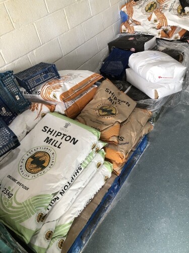 SOLD. A stock of flour with residual shelf life, viz. British milled T65, French flour T45, etc. To be sold upon instructions from Vine's Bakery Ltd (in proposed liquidation)Viewing and Collection is by appointment from their bakery premises at 13, Lincol