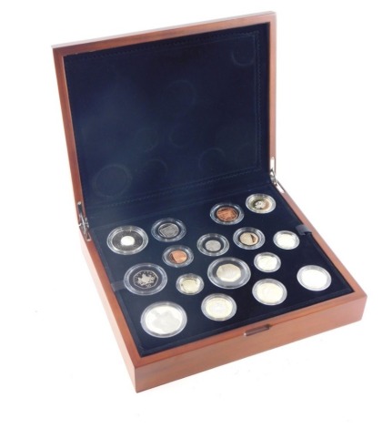 A 2013 United Kingdom proof coin set, in outer case and box.