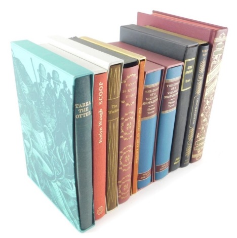 Turner (Thomas). The Diary of A Village Shopkeeper by The Folio Society, in slip case, and various others, Lewis The Monk, Hermsprang, Victorian Cities, Fanny Burney's Diary, various others, some in slip cases. (a quantity)