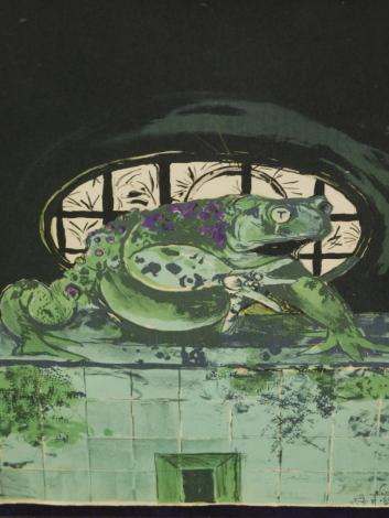 •Graham Sutherland (1903-1980). Toad 2, artist signed lithograph, 46/70, 71cm x 51cm.