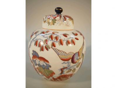 A 19thC Mason's painted ironstone ginger jar