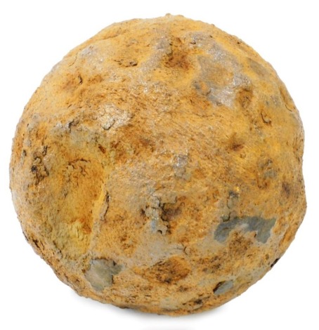 A cannonball, 15cm wide.