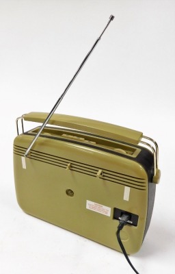 A Bush cream Bakelite electric radio, model 2R82/97. - 2