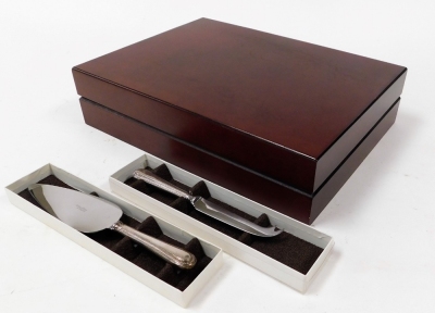 A Viners The Parish Collection stainless steel forty four piece canteen of cutlery, additional cutlery, together with an Arthur Price silver plated cake slice and cheese knife. - 4