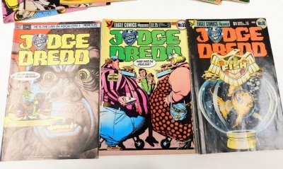 Eagle Comics Judge Dredd, numbers 10-19, and 31-35, and later Judge Dredd comics. (a quantity) - 2