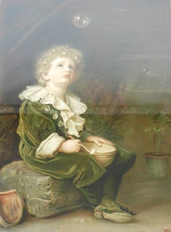 A Pears print of Bubbles, after John Everett Millais, framed and glazed, 75cm x 54cm.