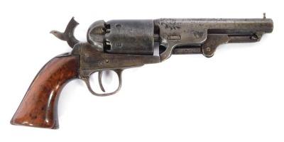 A .35 calibre Continental Colt patent system revolver, 29cm.