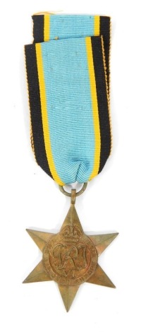 The Aircrew Europe Star medal.