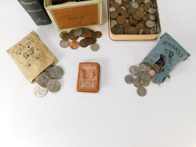 Pennies and Halfpennies, 10p pieces, half crowns, coin collector's book, etc. (a quantity) - 3