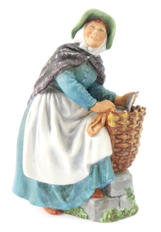 A Royal Doulton Old Meg figure, matt glazed porcelain, 21cm high.