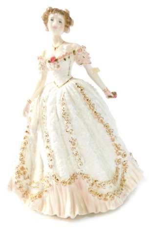 A Royal Worcester Sweetest Valentine collector's figure, limited edition no 3707/12500, 22cm high.