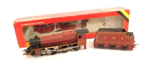 A Hornby OO gauge locomotive and tender, LMS class 5 4-6-0, R842, boxed.