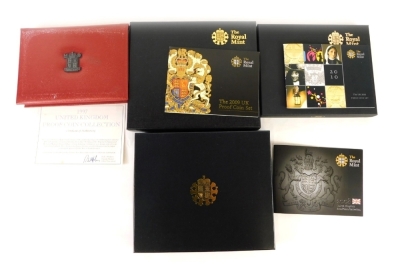 Various Royal Mint coin sets, 2008, 2009, 2010 and a further 1997 Proof Coin Collection. (4)