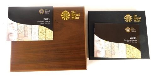 A Royal Mint United Proof Coin Collection 2011 set, and another 2011 proof set. (2)