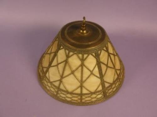 A Tiffany style ceiling light shade