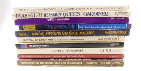 Various classical boxed LP sets.