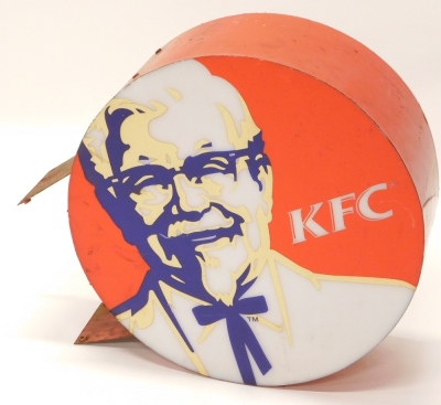 A KFC light, believed to be the original example from the Lincoln branch, 62cm diameter.