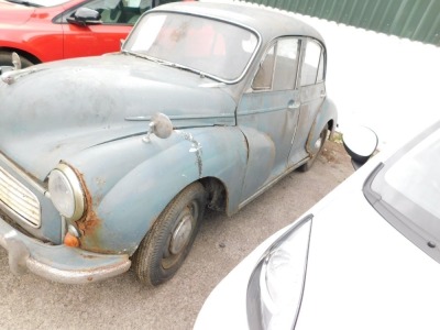 A Morris Minor, registration 175 RMH, petrol, grey, first registered 5th May 1958. - 2