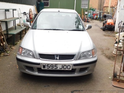 A Honda Civic, registration W595 JDO, petrol, silver, first registered 16th August 2000, MOT expired 13th Sept 2018. To be sold upon the instructions of the Executors. - 3