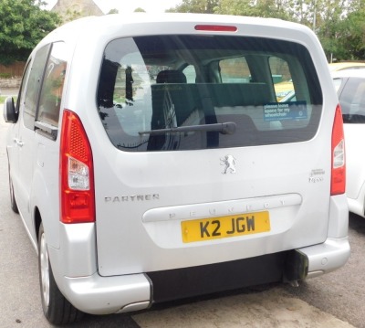 A Peugeot Partner Tepee S 107, registration K2 JGW, petrol, silver, MPV, Taxation Class Disabled, first registered 14/07/09, MOT expired 18th May 2022. - 4