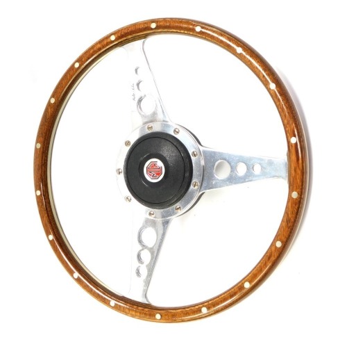 An MG Moto lighter steering wheel, 35cm diameter.