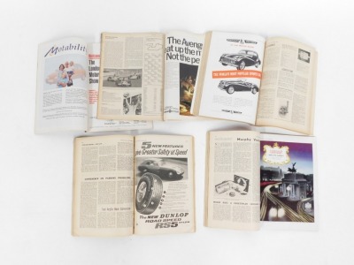 Four copies of The Autocar, being 1960 London Show guide, 1960 London Show Review, 1960 London Show report, 1971 London Show prospects, The London Motor Show guide for 1993. - 2