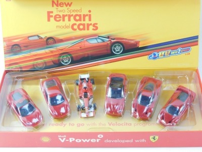 A Ferrari model car presentation box, for the Velocita programme, marked Shell V Power, in presentation case. - 2