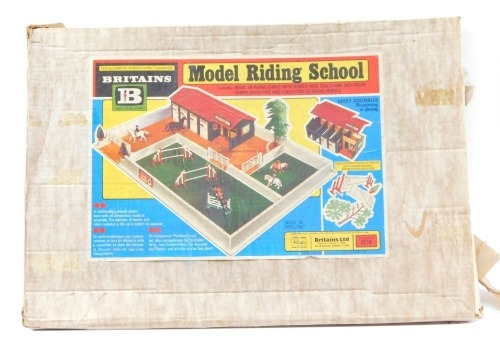 A Britains Model Riding School, catalogue no 4714, boxed.