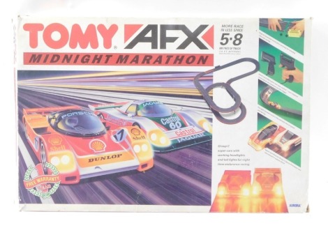 An Aurora Tomy AFX Midnight Marathon car racing set, boxed.