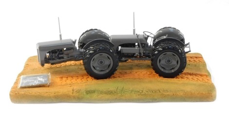 A Ferguson Ted 40 PES Creation tractor, a diorama platform, boxed.