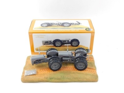 A Ferguson Ted 40 PES Creation tractor, a diorama platform, boxed. - 4