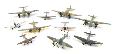 A group of kit built aircraft. (1 tray)