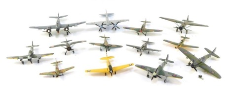 A group of kit built aircraft. (1 tray)