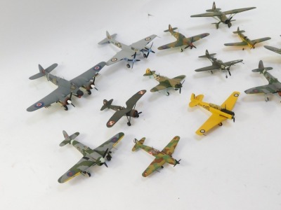 A group of kit built aircraft. (1 tray) - 2